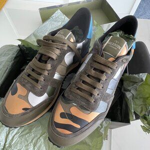 Valentino Rockrunner EU size 45 Valentino CAMOUFLAGE SNEAKER ARMY GREEN